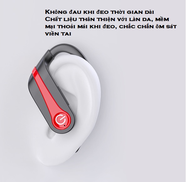 Tai Nghe Bluetooth 5.1 TWS Móc Tai Q20 Pro  Âm Thanh Nổi HiFi ,Chống Nước IPX7 , Chơi Game Không Độ Trễ , Dock sạc 950mAh