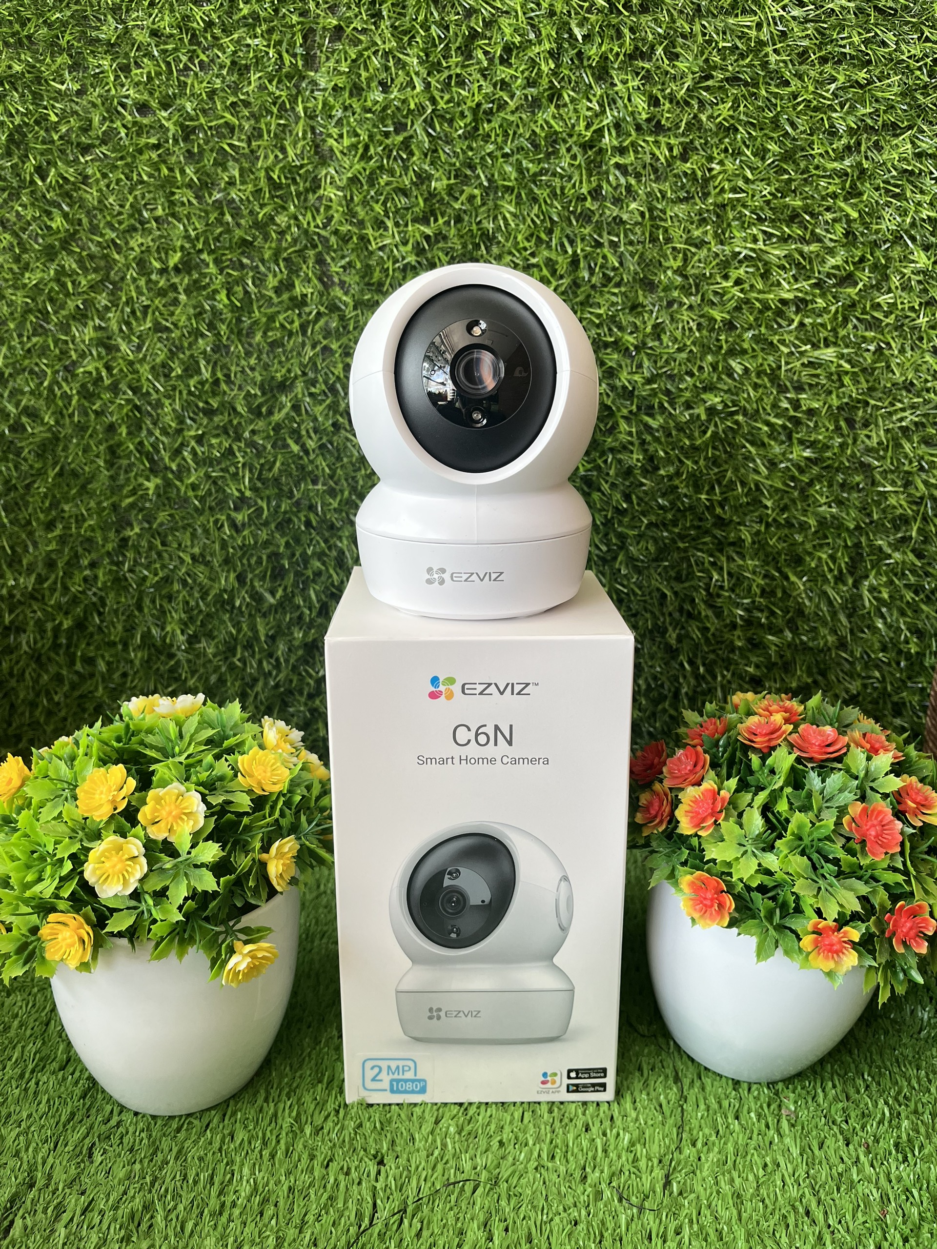 Camera IP Wifi 2.0MP EZVIZ C6N, Xoay 360, Full HD - Hàng chính hãng