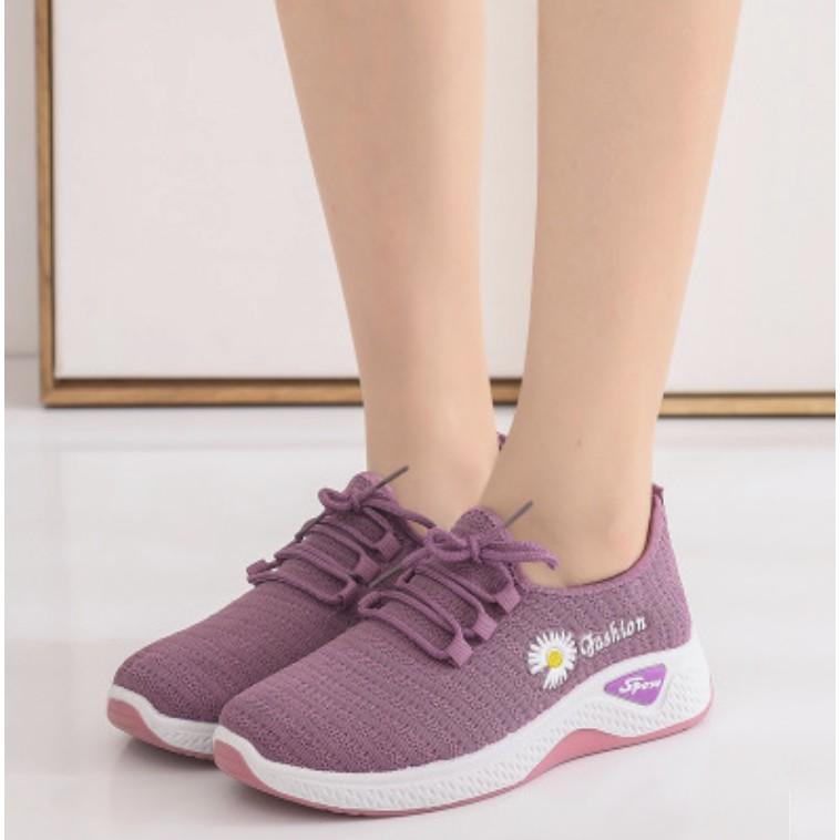 Giày Sneaker nữ thể thao hoa cúc Fashion
