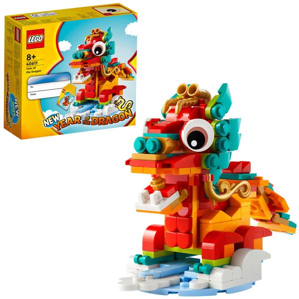 Đồ Chơi Lắp Ráp Rồng Đỏ May Mắn Tết Năm Thìn - New Year Of The Dragon - Lego 40611