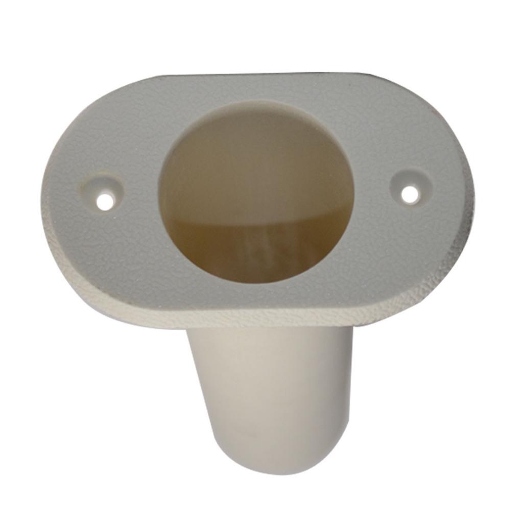 2pcs WHITE Flush mountinging Fishing Rod Holder