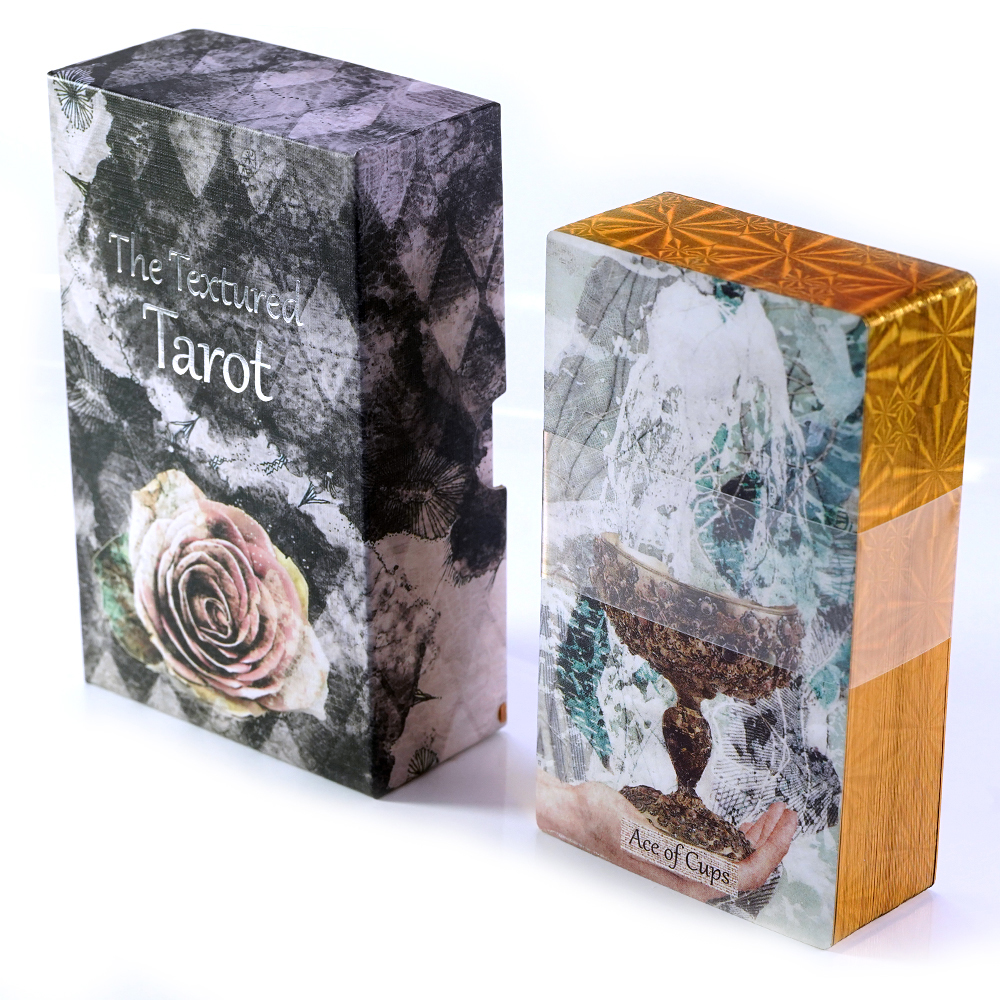 Bộ Bài The Textured Tarot 78 Lá Bài 7x12 Cm Tặng Đá Thanh Tẩy
