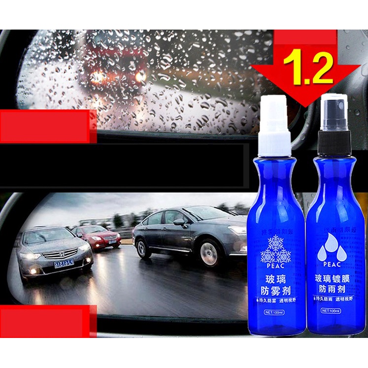 CHAI XỊT DUNG DỊCH NANO SPRAY CHỐNG ĐỌNG NƯỚC KÍNH XE Ô TÔ