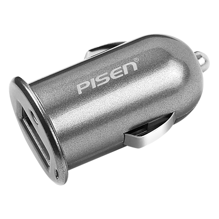 Adapter Sạc Pisen PowerPort 1 Car Charger 1A - Hàng Chính Hãng