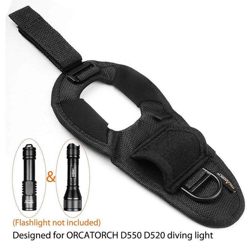 Flashlight Glove Hands-Free Flashlight Holder Universal Adjustable Wrist Strap Diving Lighting Accessories ELEN