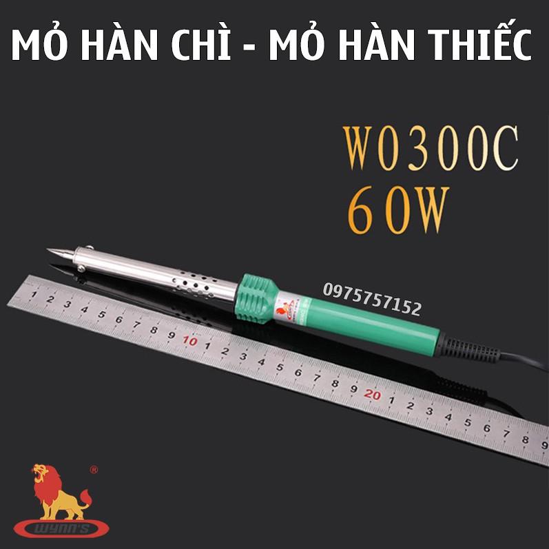 Mỏ hàn chì - Mỏ hàn thiếc 60W Wynn’s, sử dụng lõi gia nhiệt tăng cường, lên nhiệt nóng nhanh, mối hàn đẹp, bóng, an toàn