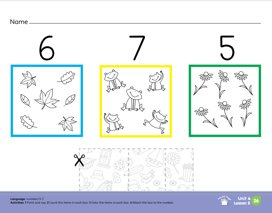 Doodle Town Level 1 Math Skills Pad 2nd Edition