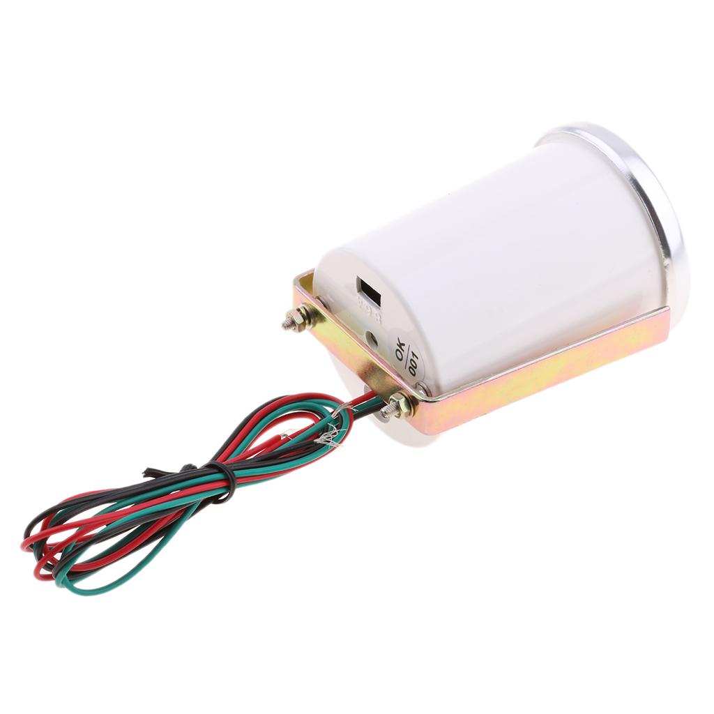 Car Motorcycle LED Gauges for Water Temp Temperature 12V 1/8NPT