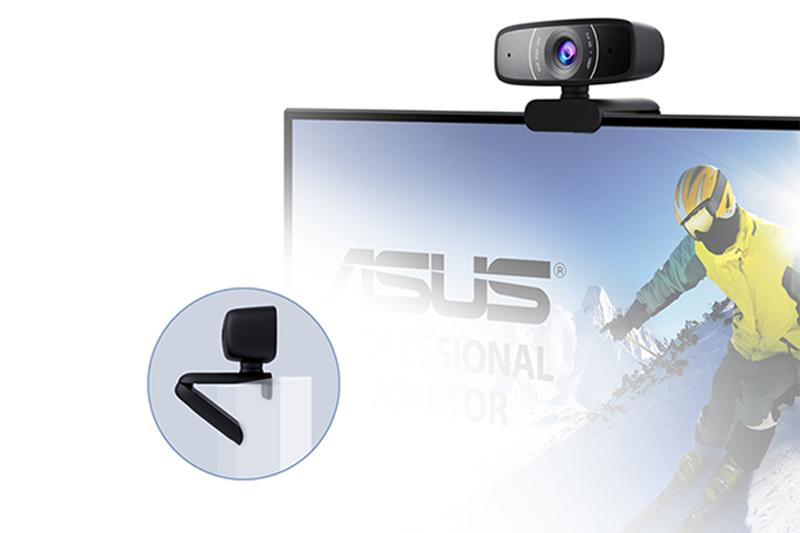 Webcam 1080p Asus C3 Đen - Hàng chính hãng