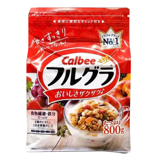 Ngũ cốc Calbee 600g màu trắng