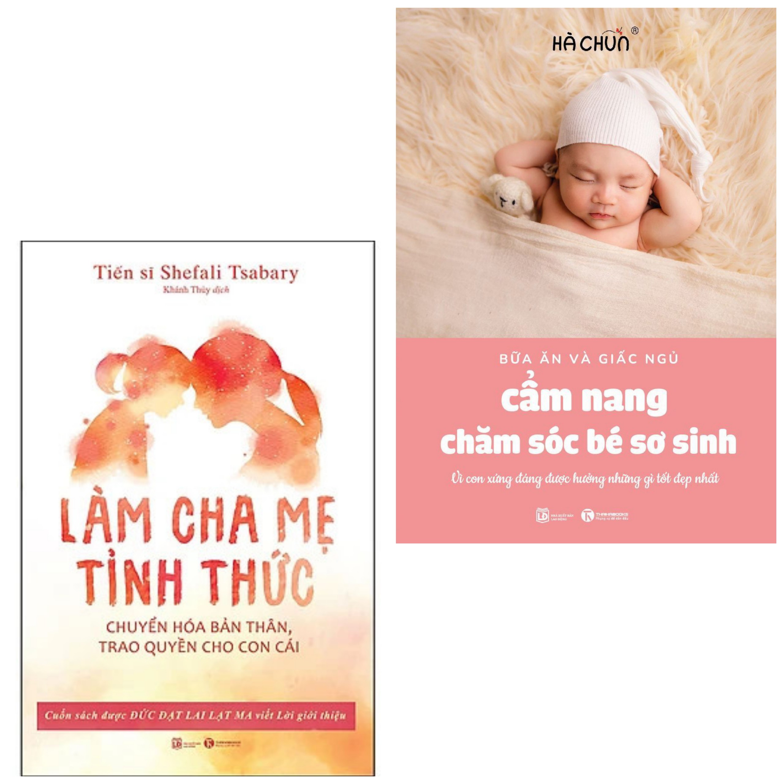 Combo 2 cuốn: Sách:Làm Cha Mẹ Tỉnh Thức - Chuyển Hóa Bản Thân, Trao Quyền Cho Con Cái + Cẩm Nang Chăm Sóc Bé Sơ Sinh ( Bộ sách nuôi con/Làm cha mẹ)