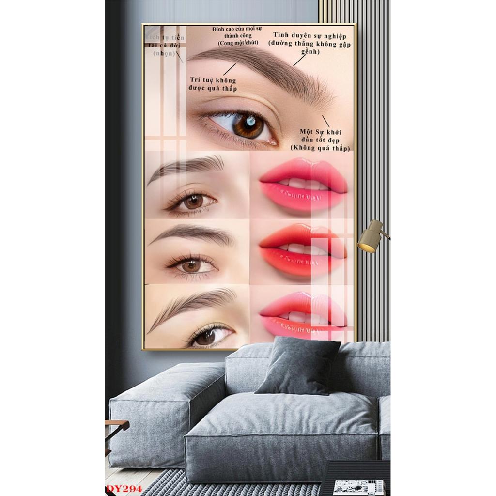 Tranh Tráng Gương Chủ Đề Thẩm Mỹ, Spa Hiện Đại TM02