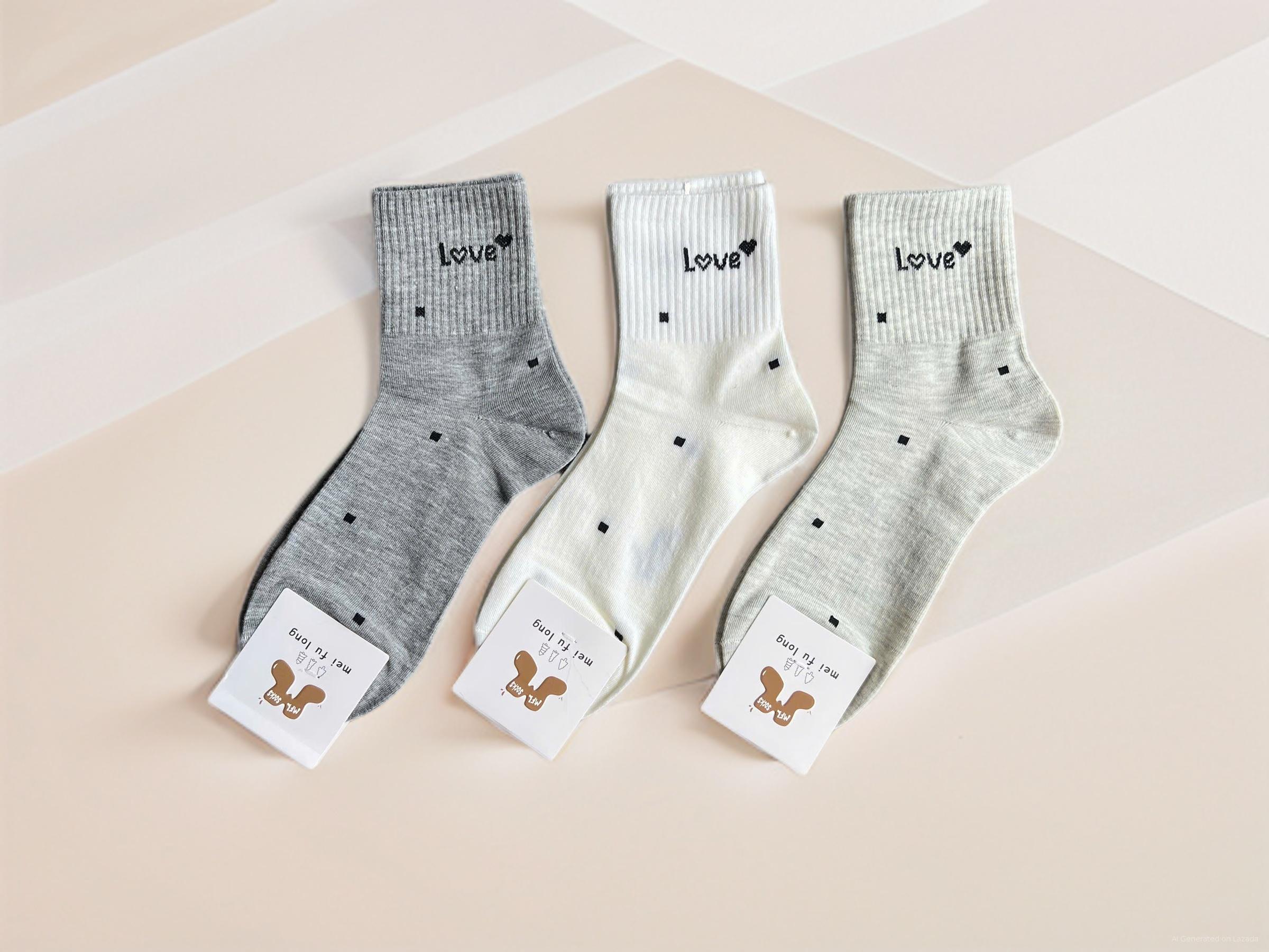 SET 5 ĐÔI TẤT VỚ NỮ CAO CỔ MÃ 23 DÀNH CHO NỮ