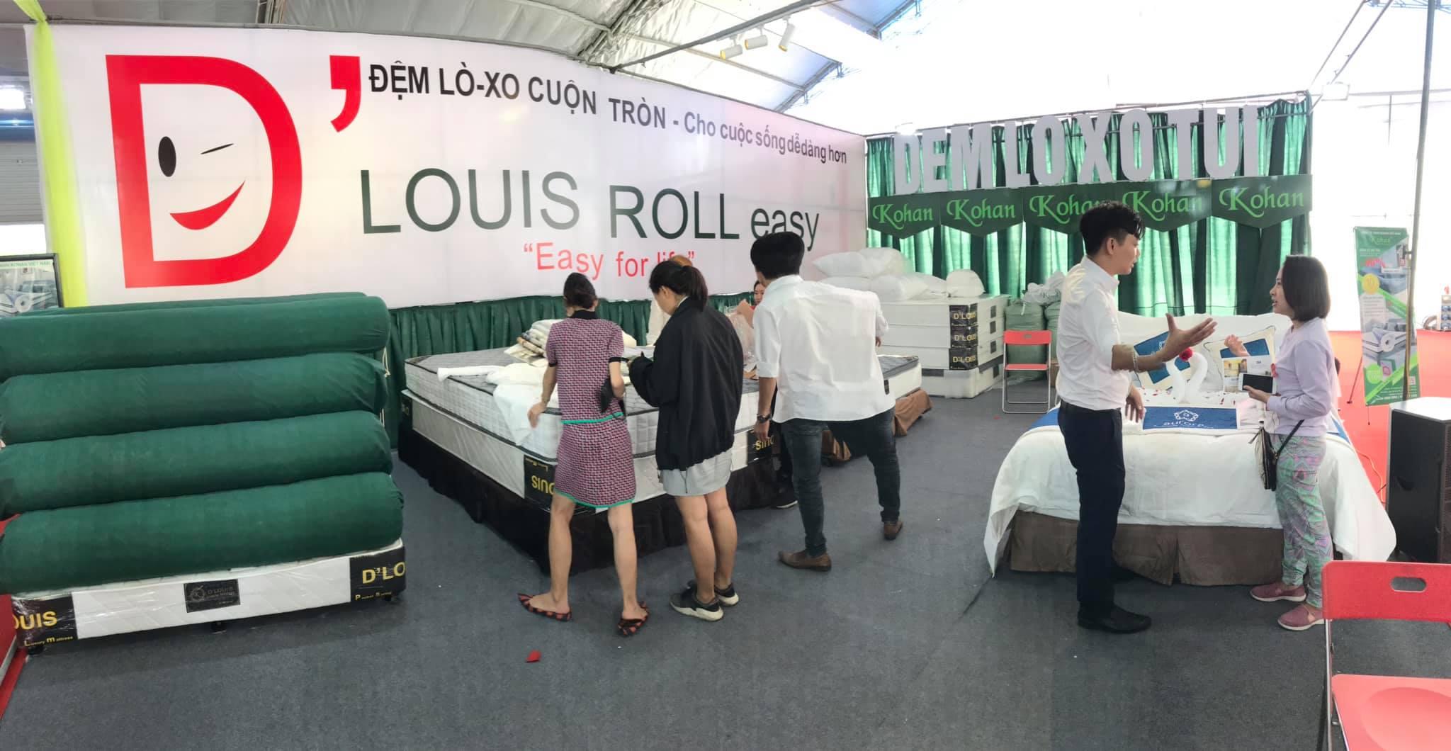Nệm lò xo túi độc lập KOHAN cuộn hút chân không D'LOUIS ROLL EASY