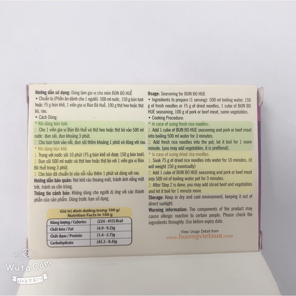 Viên gia vị Bún Bò Huế Hương Việt Xưa 75gram