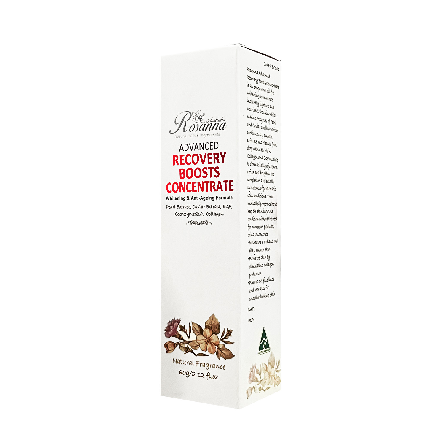 Kem phục hồi trắng da Rosanna Advanced Recovery Boosts Concentrate 60G