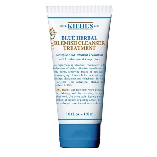 Sữa rửa mặt Kiehls Blue Herbal Blemish Cleanser Treatment  150ml