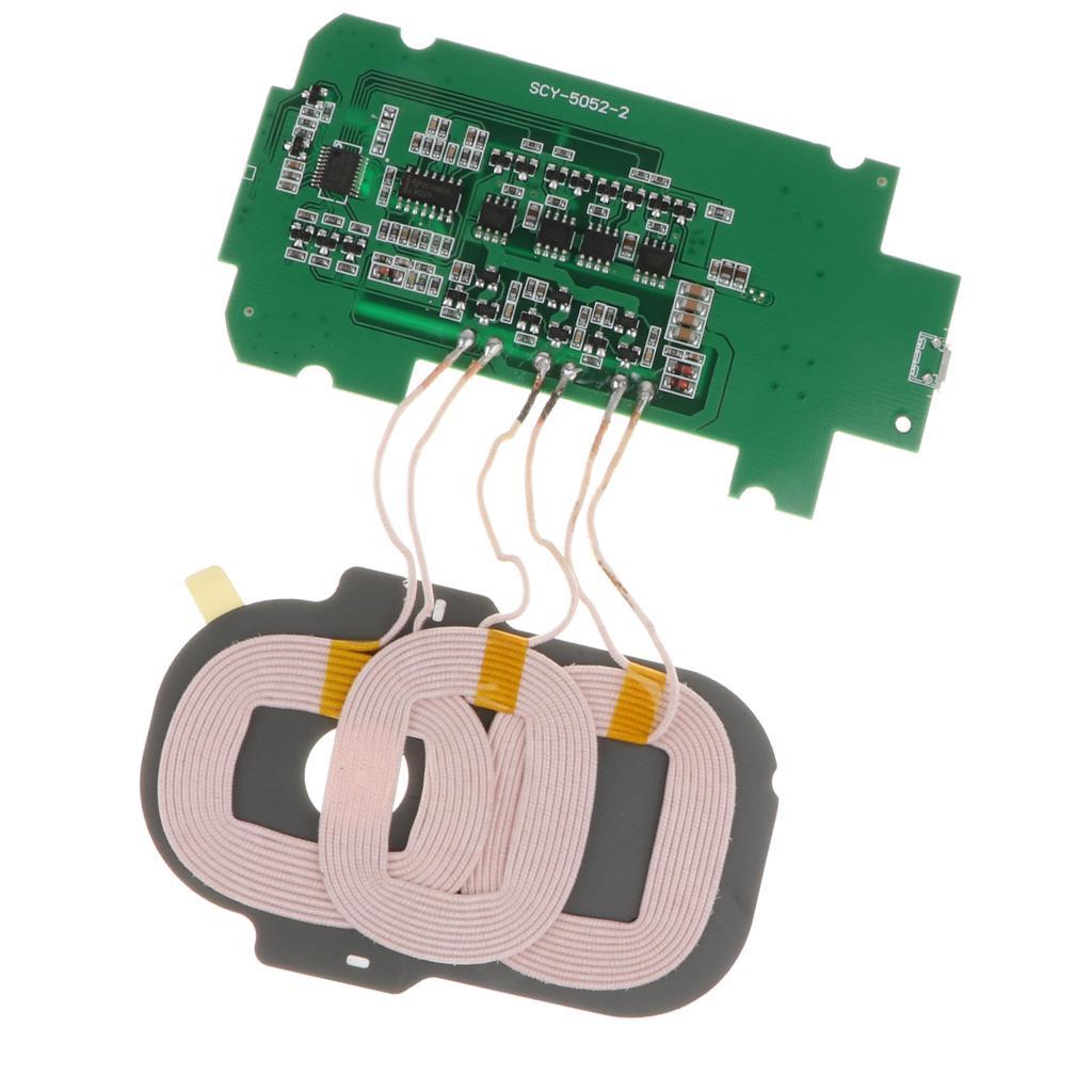2-3pack Wireless Charger PCBA Circuit Board With 3 Coil Wireless Charging Pad