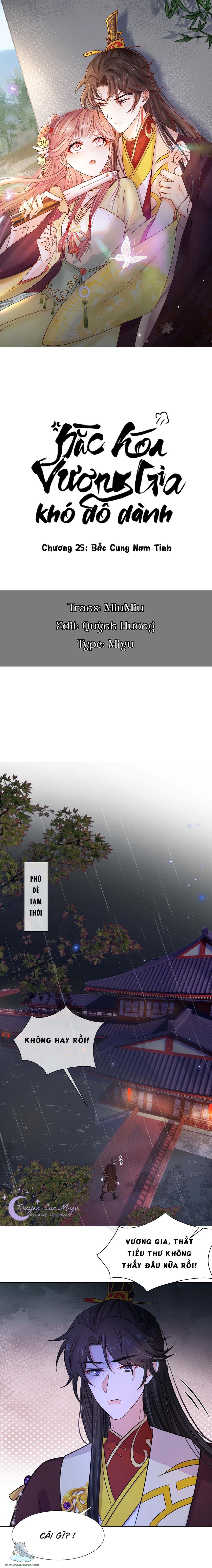 hắc hoá vương gia khó dỗ dành chapter 25 1