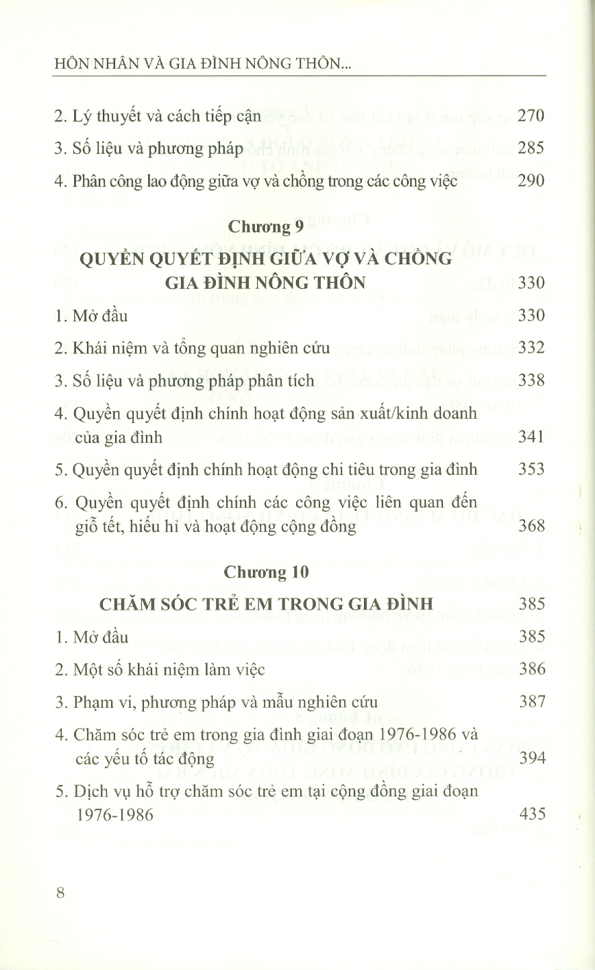 HÔN NHÂN VÀ GIA ĐÌNH Nông Thôn Đồng Bằng Bắc Bộ Giai Đoạn 1976 - 1986 (Sách chuyên khảo)