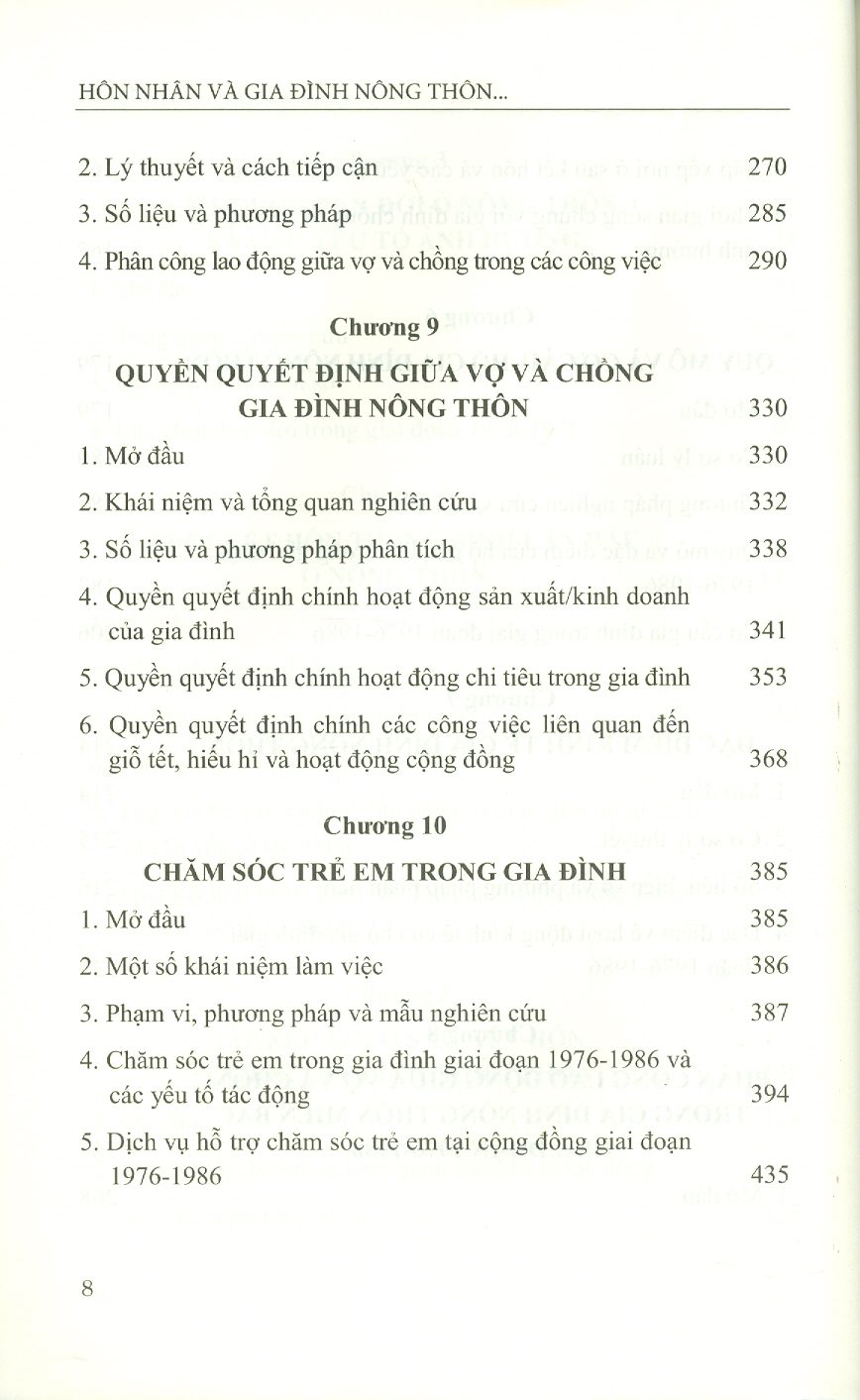 HÔN NHÂN VÀ GIA ĐÌNH Nông Thôn Đồng Bằng Bắc Bộ Giai Đoạn 1976 - 1986 (Sách chuyên khảo)