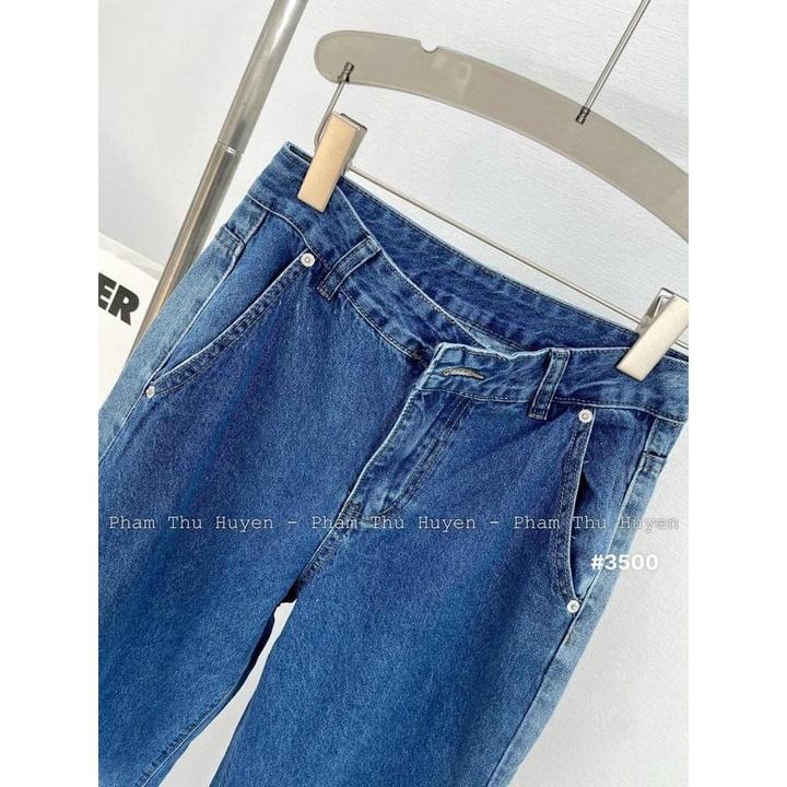 QUẦN BAGGY JEAN NỮ ỐNG SUÔNG LOANG MÀU CÁ TÍNH