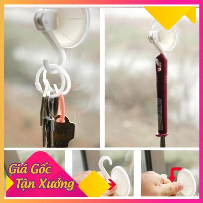 Móc Hít Chân Không Hít Tường Có Móc Treo Nhiều Màu TP'S