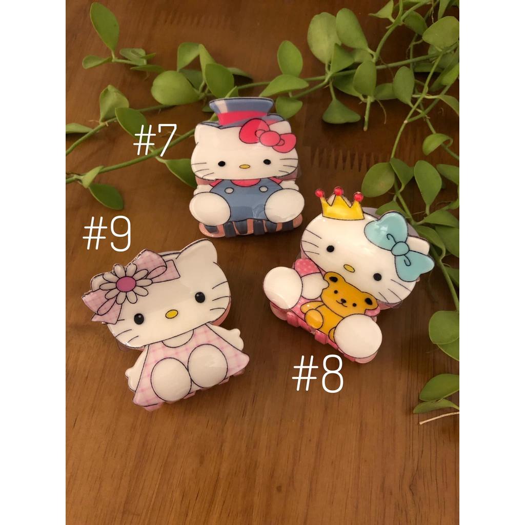 1 kẹp tóc - Gắp tóc hình hoạt hình cao cấp, cặp 1/2 tóc hình thú bóng kitty, khủng long