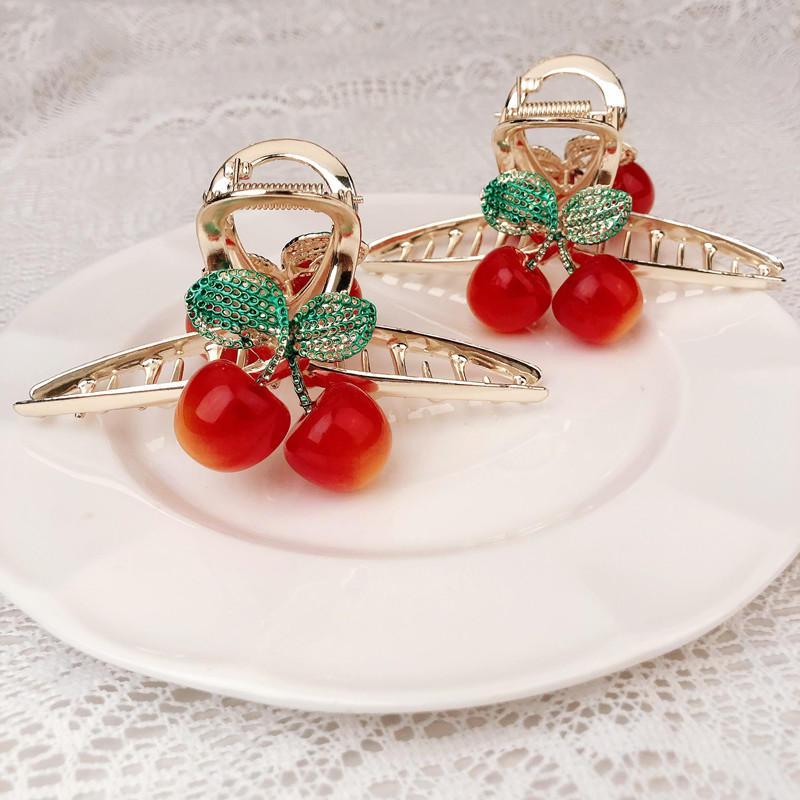 Kẹp tóc càng cua Classy họa tiết trái cây Hàn Quốc nhiều màu phong cách trẻ trung hiện đại PK1150