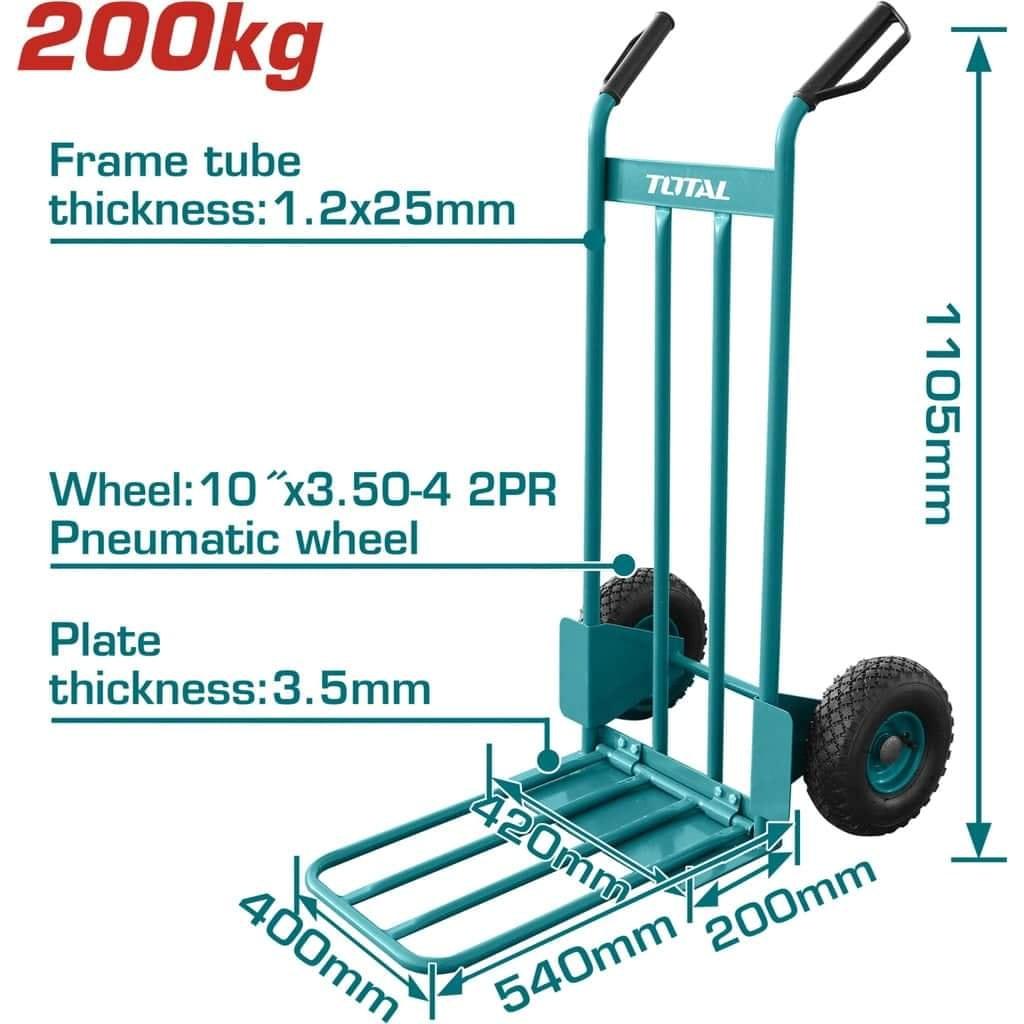 XE ĐẨY HÀNG BẰNG TAY 200KG TOTAL THTHT20771 - HÀNG CHÍNH HÃNG