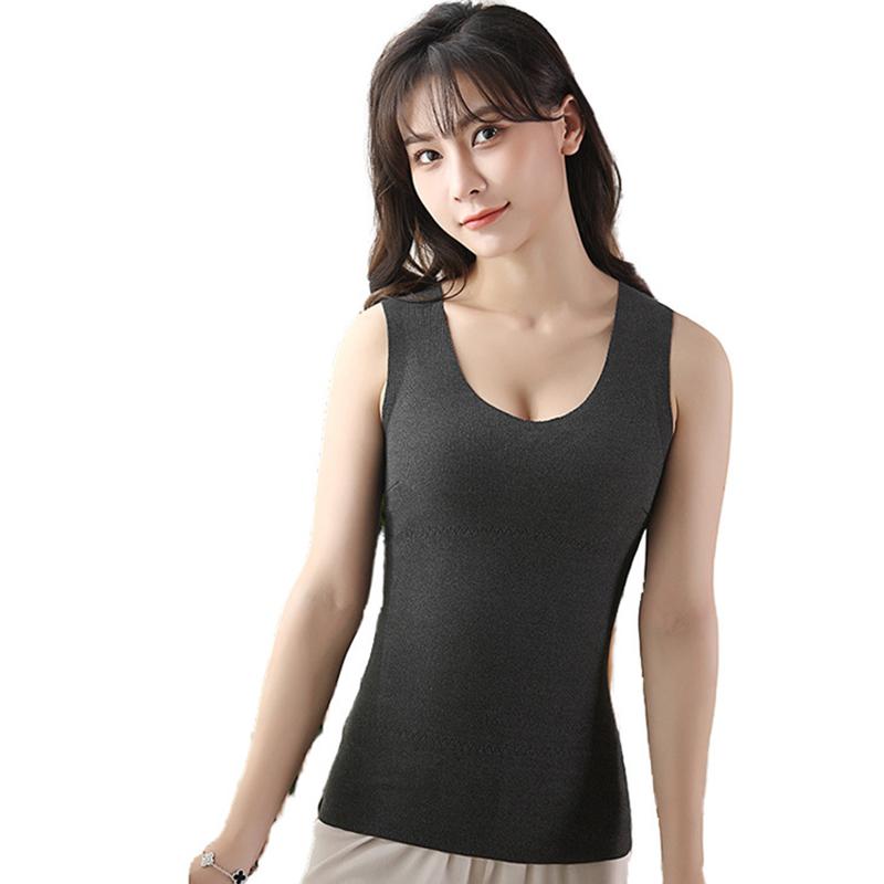 Áo Sinh Nhiệt Nữ Áo Thun Áo Vest Nhung Nhiệt Bể Ấm Quần Lót Nữ Mềm Mại Giữ Nhiệt Áo Sơ Mi Áo Ngực