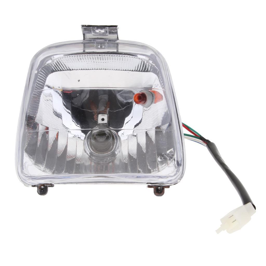 Square Headlight Lamp for 50cc 70cc 90cc 110 Chinese Scooter ATV