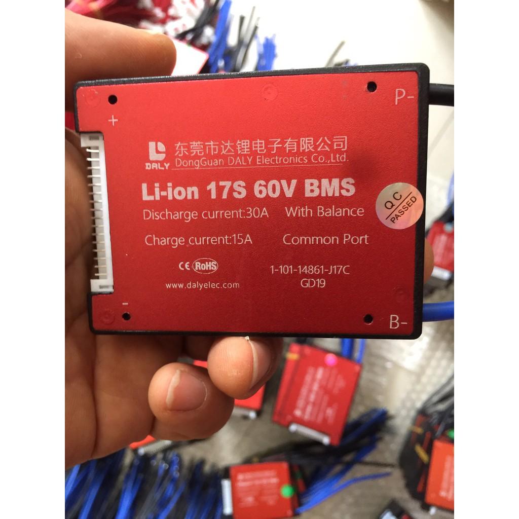 Mạch bảo vệ pin lithium Li On 17S 60V 30A