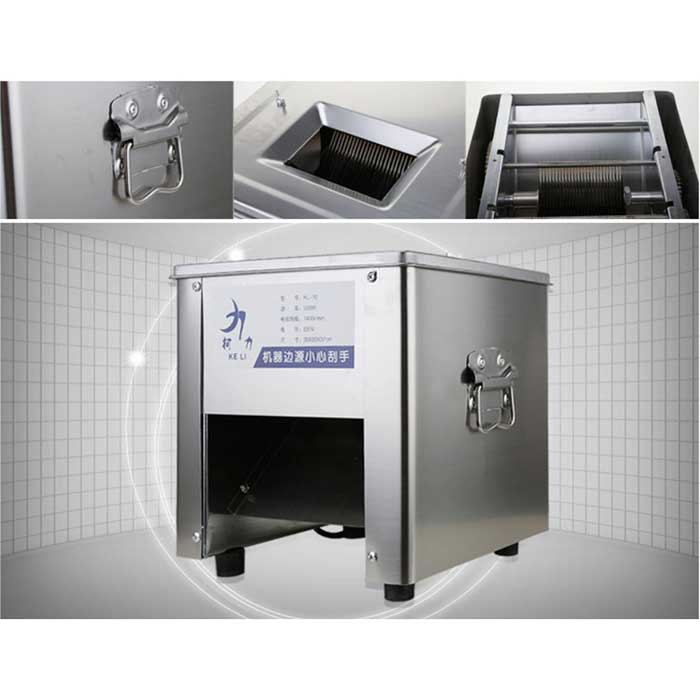 Máy thái thịt tươi sống 2 cửa ABG HD-85, thái đa dạng các loại thịt, tối ưu năng suất, tiết kiệm thời gian, công sức