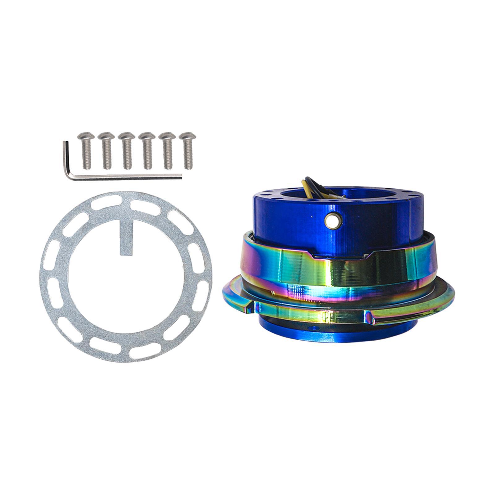 Colorful Steering Wheel Quick Release Kit Universal Car Supplies Red