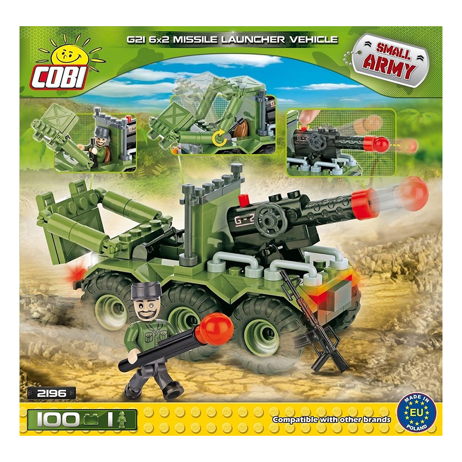 Bộ xếp hình xe phóng pháo Cobi 2196