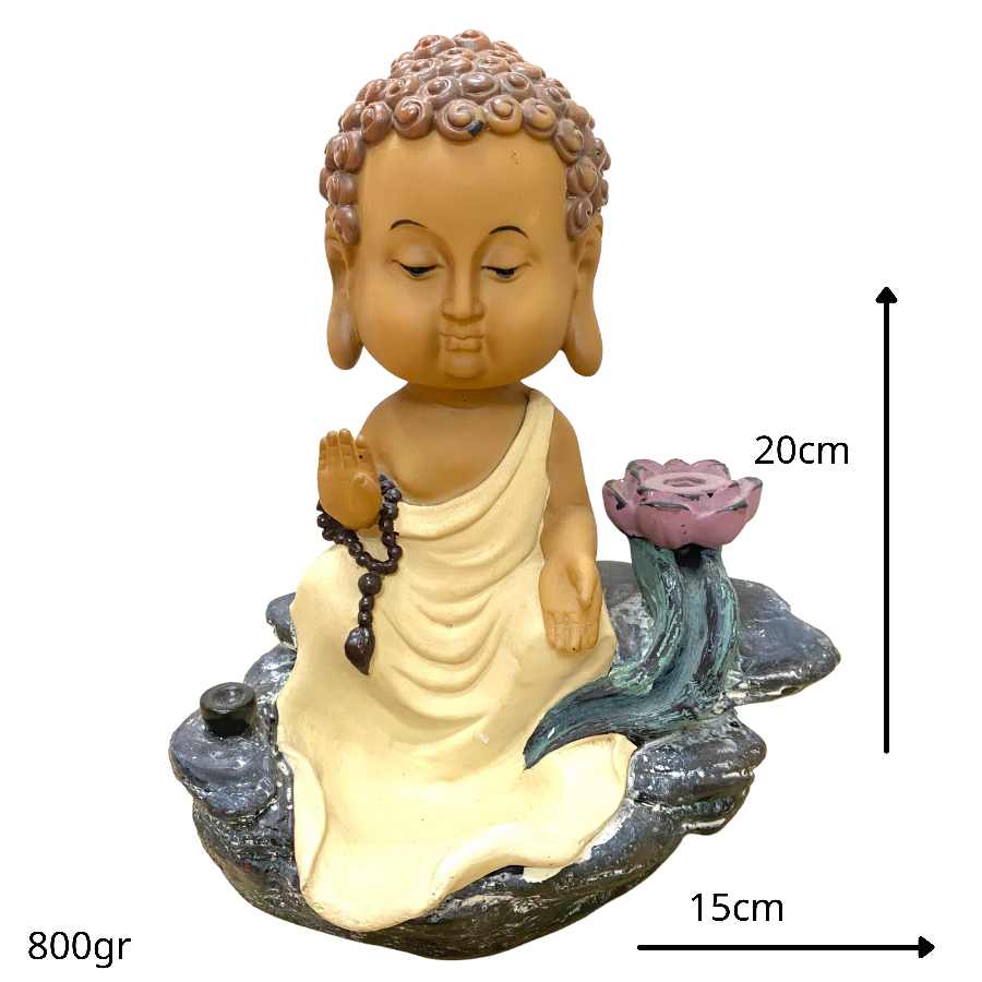 Tượng Phật Thác Khói Trầm Nụ