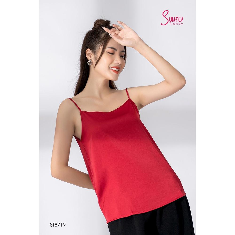 ST8719 ÁO HAI DÂY LỤA