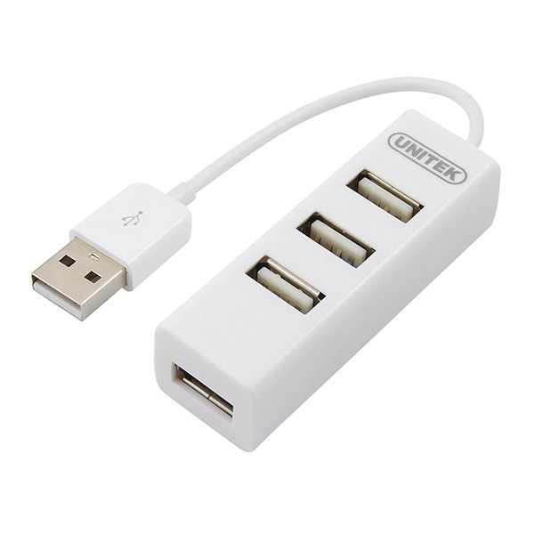 Hub Chia USB 2.0 Unitek Y-2146 Từ 1 Ra 4 Cổng USB - Hàng Nhập Khẩu