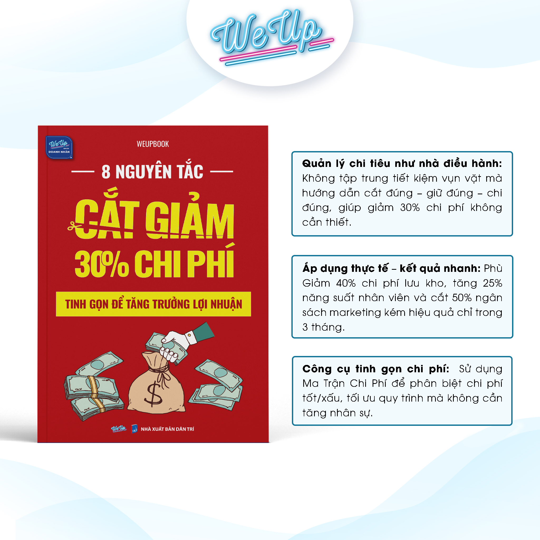 Sách 8 Nguyên Tắc Cắt Giảm 30% Chi Phí Tinh Gọn Để Tăng Trưởng Lợi Nhuận