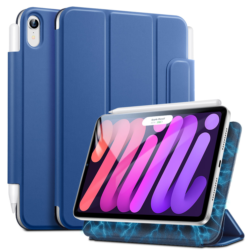 Bao Da Dành Cho Ipad Mini 6 Esr Rebound Magnetic Slim Case - Hàng Nhập Khẩu - Xanh Dương