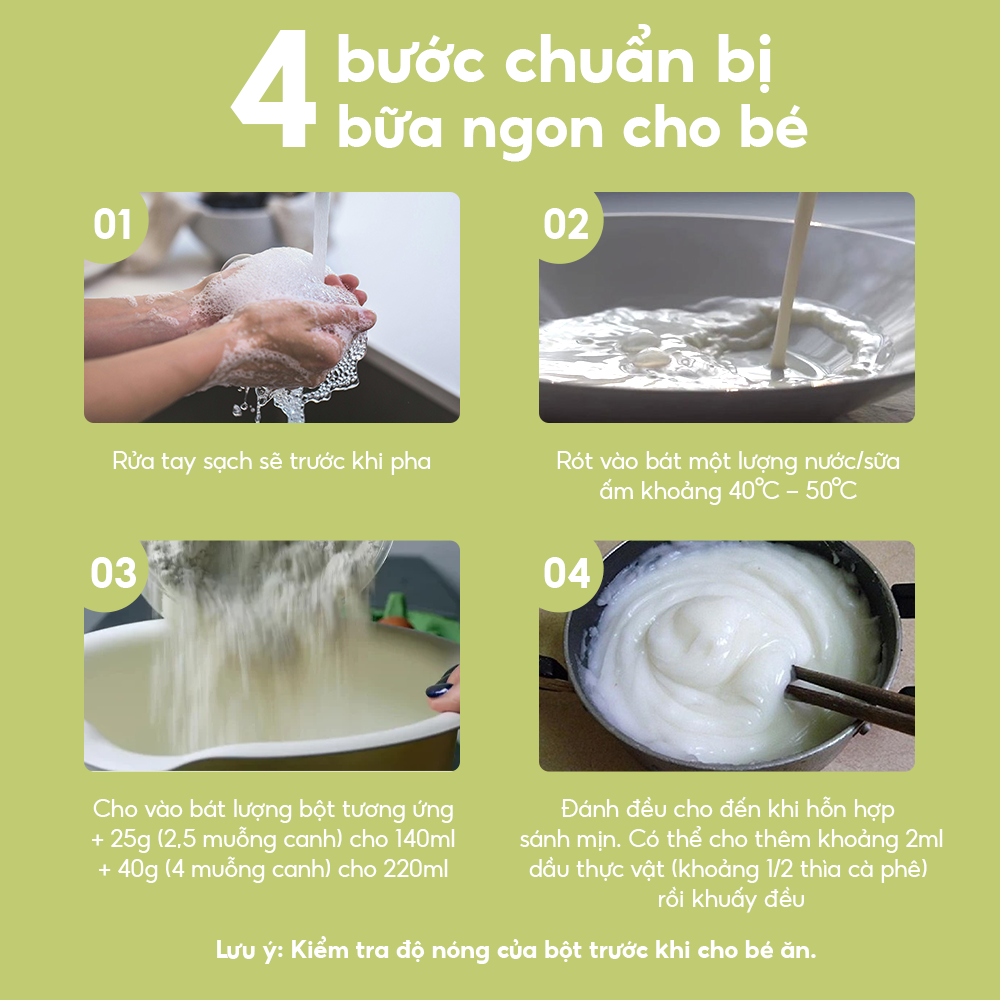 Bột Ăn Dặm Humababy Vị Bắp - Gạo - Yến Mạch - Hộp 10 Gói x 25g