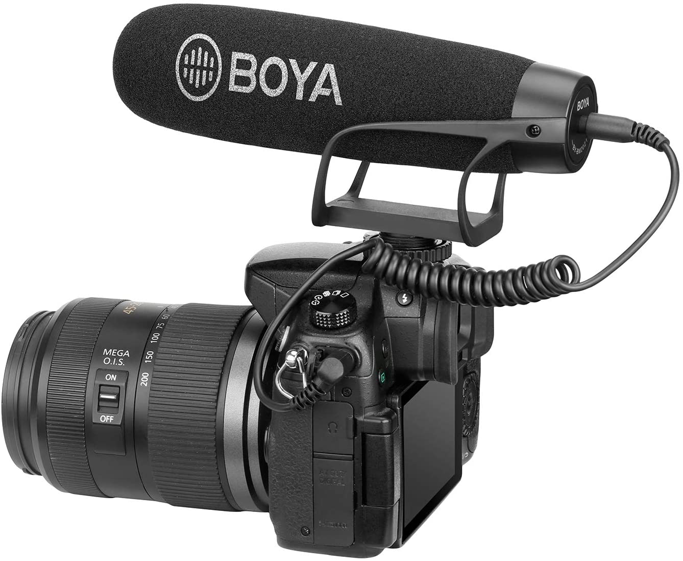 BOYA BY-BM2021, Micro Thu Âm Định Hướng Cổng 3.5mm Dùng Cho Điện Thoại &amp; Máy Ảnh DSLR - Hàng Chính Hãng