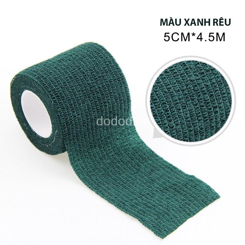 Băng Keo Thể Thao Tự Dính Đá Bóng Cuốn Cổ Chân Cổ Tay Cao Su Non Vải Chống Chấn Thương - Hàng chính dododios