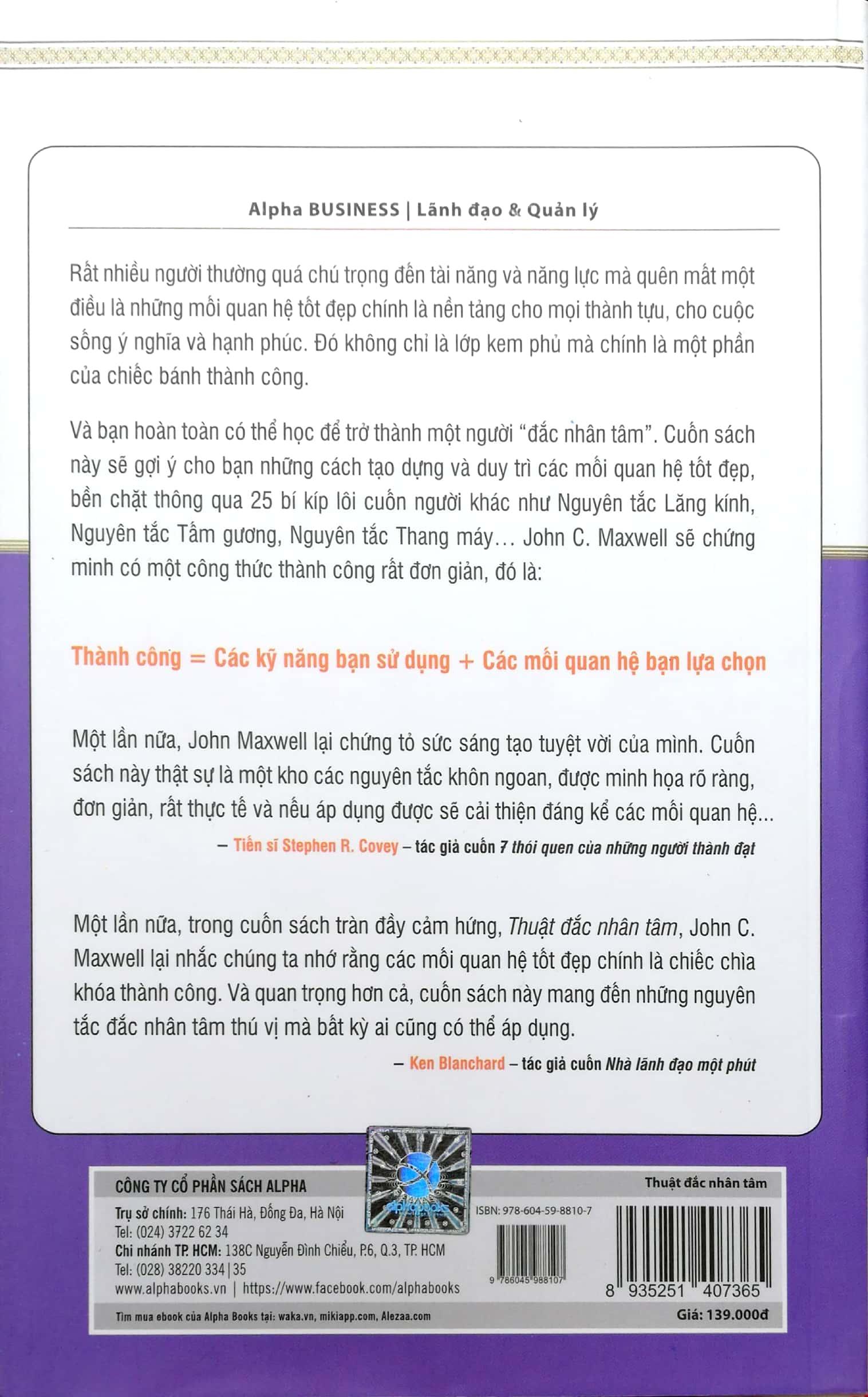 Thuật Đắc Nhân Tâm (Tái Bản 2018)