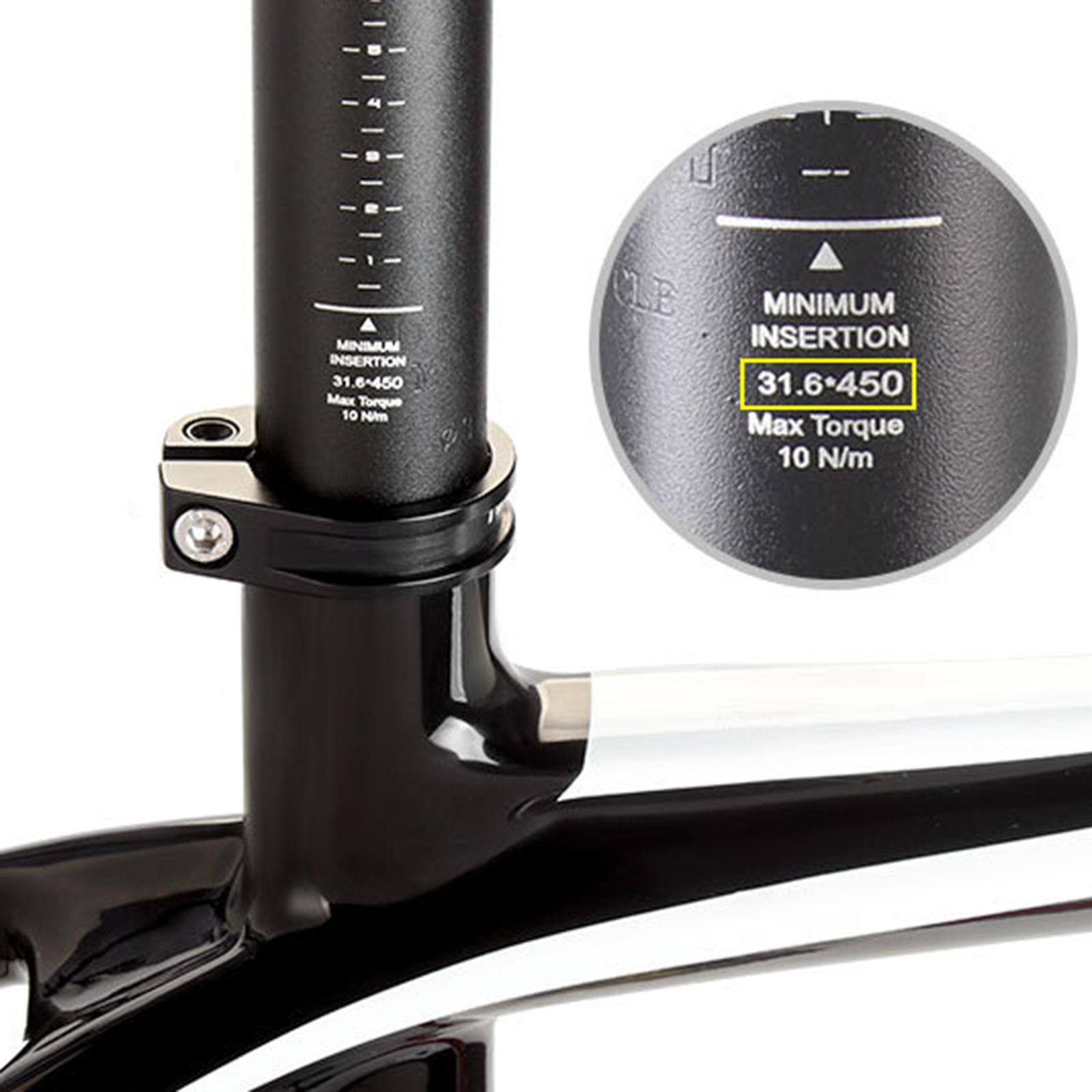 Lightweight Bike Seatpost Clamp Cycling Aluminum Bike