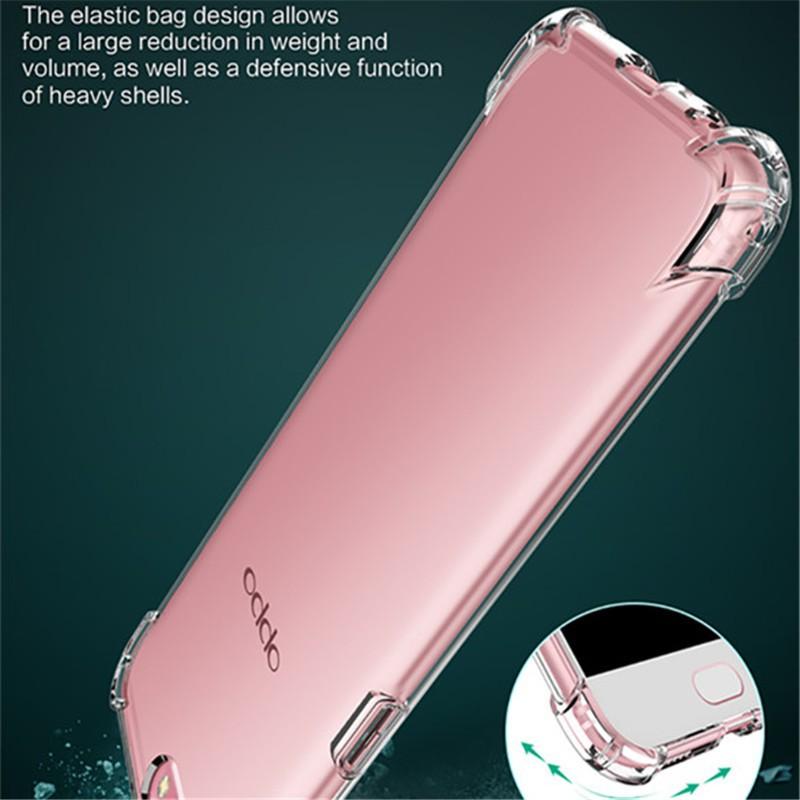 Ốp điện thoại silicone mềm trong suốt chống sốc cho OPPO F1S F3 F5 F3 Plus F3 Lite A83 Neo 7 Neo9