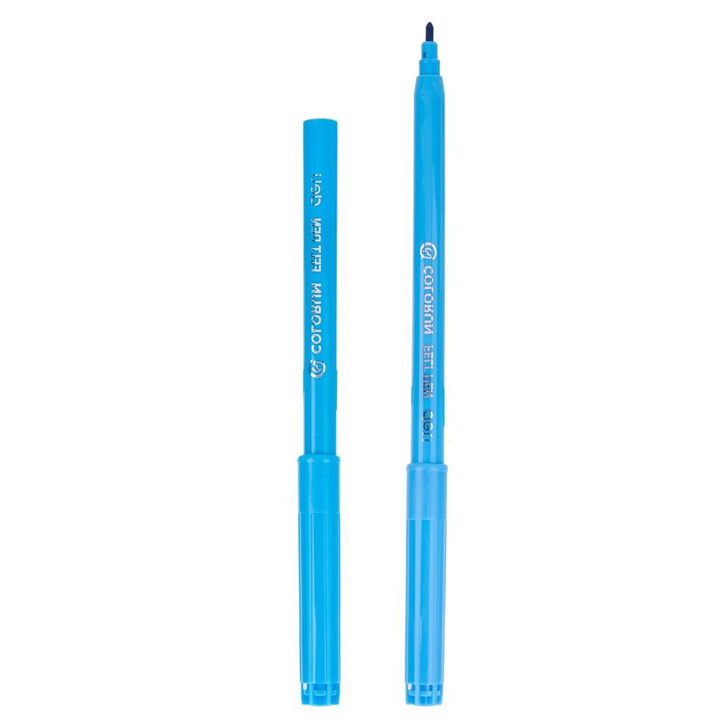 Bút màu lông 1.0mm Deli, 12 màu/18 màu/24 màu/hộp - fiber pen - EC10003/EC10013/EC10023