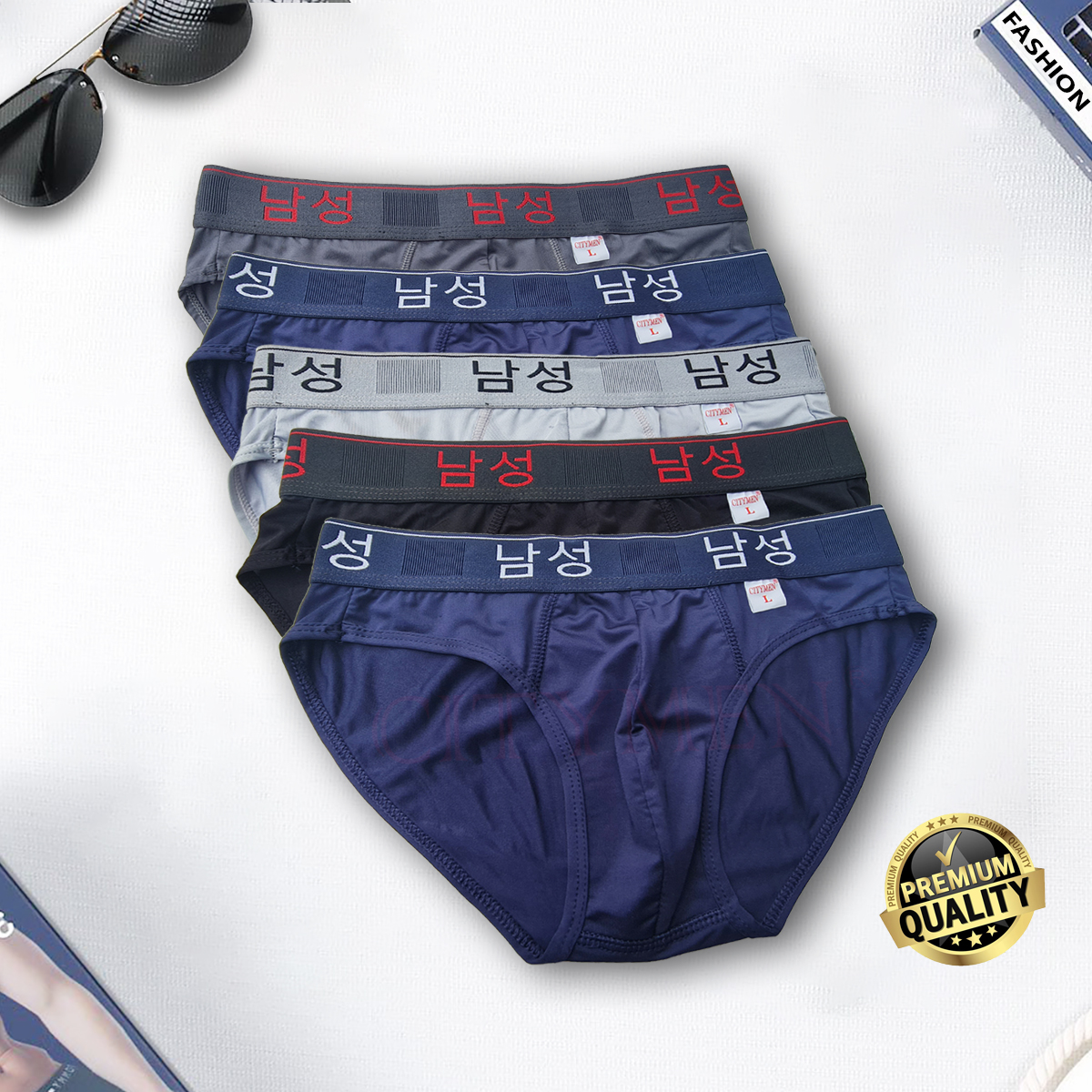 Combo 4 Quần Lót Nam hiệu CITYMEN vải thun lạnh 4 chiều lưng Hàn Quốc cao cấp, đồ lót - LMTK-HANAL ( Giao màu ngẫu nhiên )