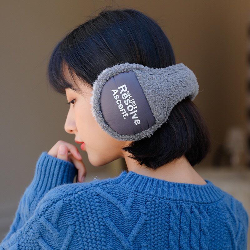 Bịt tai giữ ấm mùa đông nam nữ unisex, chất len lông cừu cao cấp Golovejoy DEZ34